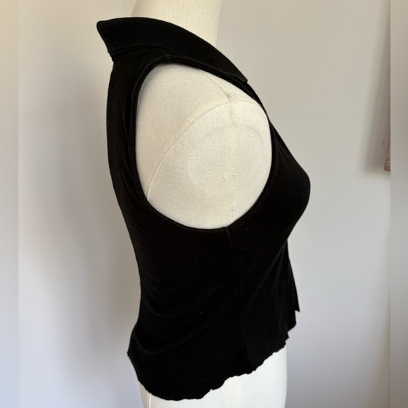 Zara Black Polo Top - Picture 2 of 5